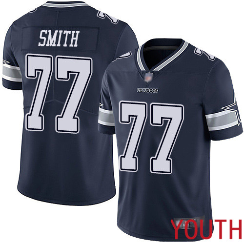 Youth Dallas Cowboys Limited Navy Blue Tyron Smith Home #77 Vapor Untouchable NFL Jersey->women nfl jersey->Women Jersey